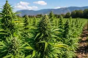 autoflowering cannabis field